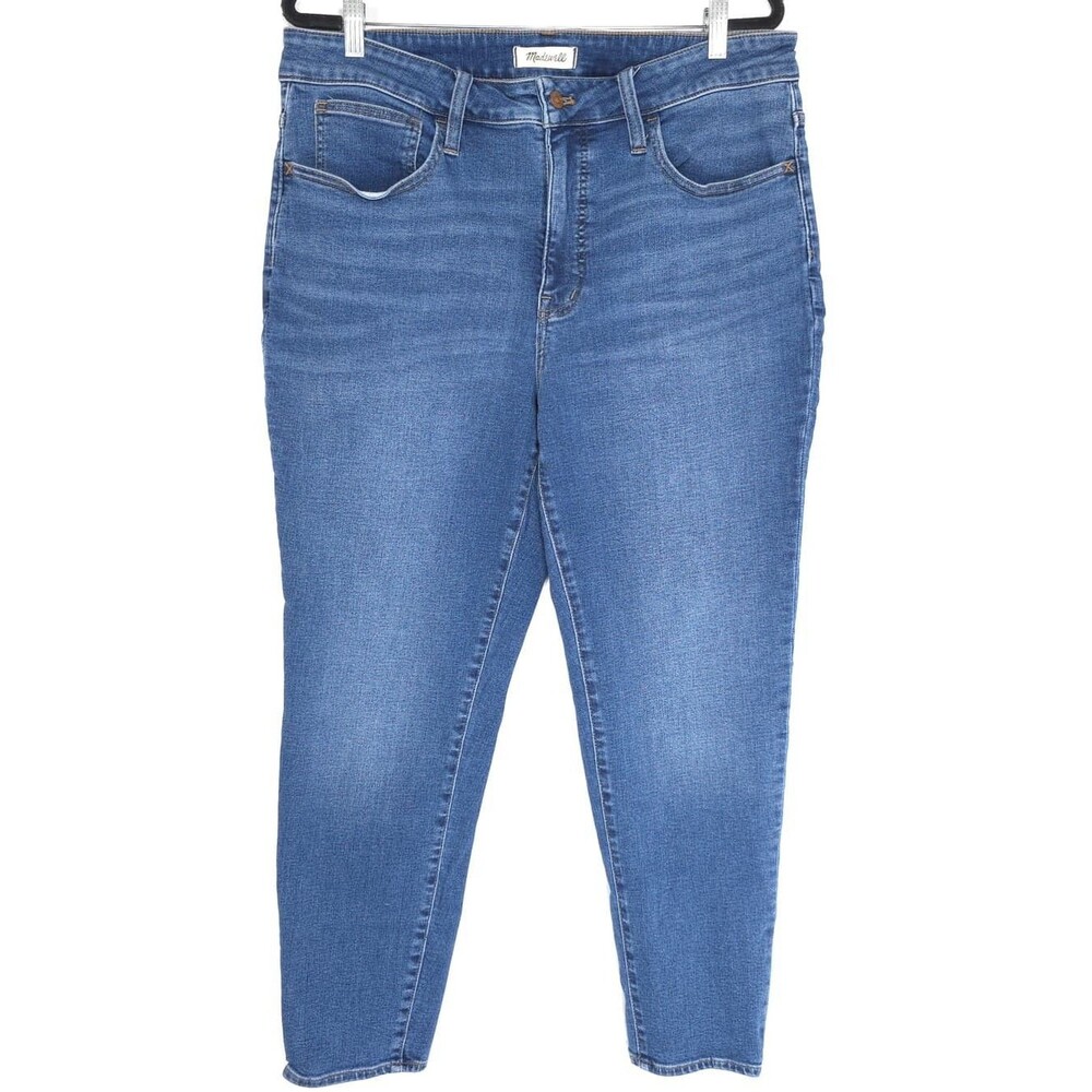 MADEWELL Curvy Roadtripper Jeans 18W High Rise Skinny Blue Stretch NJ285‎
